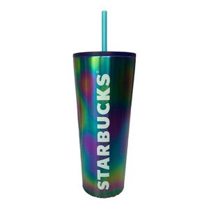 Starbucks UNRELEASED 2023 NEW MULTI COLOR SPLOTCH TIE-Dye Tumbler, VENTI 24 Oz